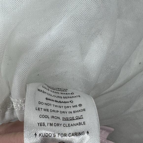 Emma Rose x Beginning Women’s White Tulle Ruffle Halter Peplum Tutu Top Bridal - Picture 11 of 13